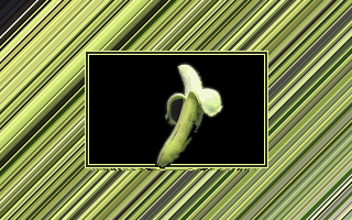 Trippy banana Blank Meme Template