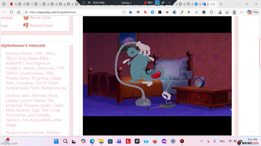 Please drown me and toss my dead body into a river | image tagged in oggy and the cockroaches | made w/ Imgflip meme maker