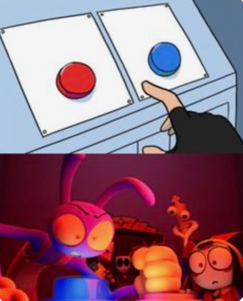 TADC ep. 7 button meme Blank Meme Template