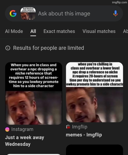 I think im promoting him to side character cuz that's also my job | image tagged in iykyk | made w/ Imgflip meme maker