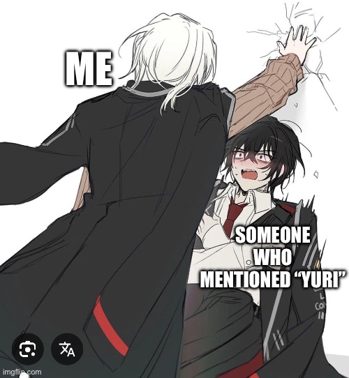 First to post (besides owner) | ME; SOMEONE WHO MENTIONED “YURI” | made w/ Imgflip meme maker