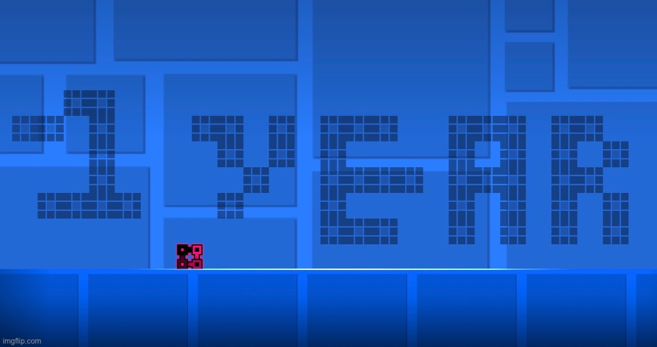 1 year ago today, some dumb teen asked his parents to buy a weird game called Geometry Dash | made w/ Imgflip meme maker