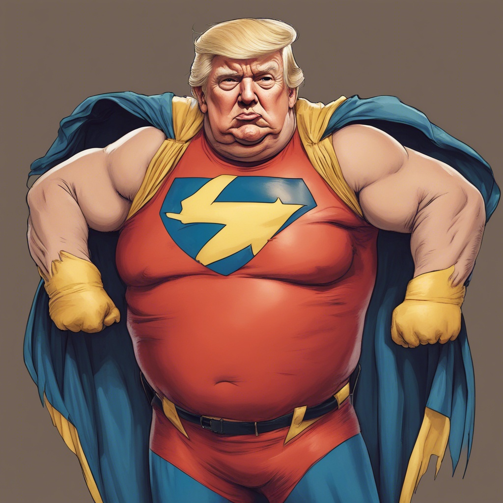 Trump superhero incompetence kills everything good Blank Meme Template