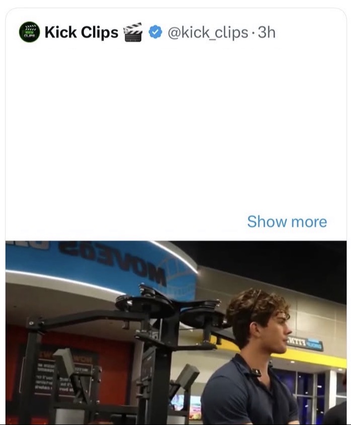 Clavicular Kick Clips Tweet Blank Meme Template