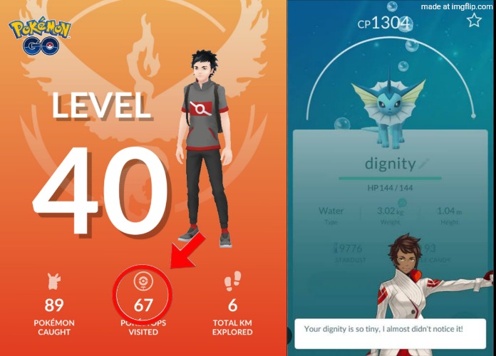 Bad moment to capture this moment ??? | image tagged in 67,pokemon go,certified bruh moment,bad meme,not funny,indignant | made w/ Imgflip meme maker