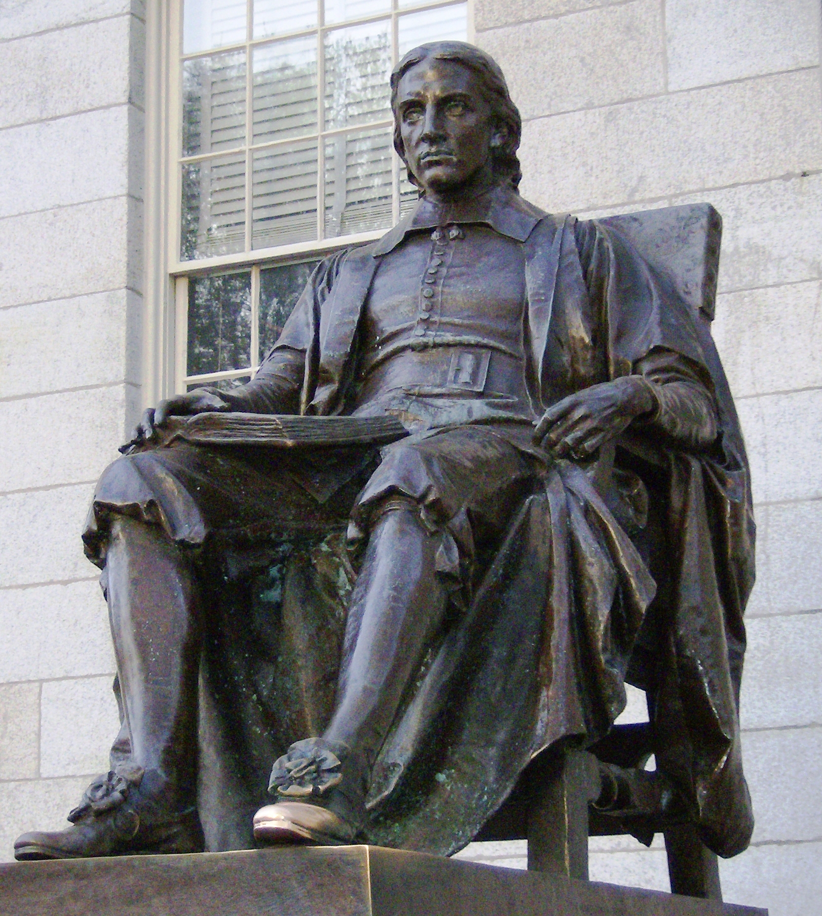 John Harvard Statue Blank Meme Template