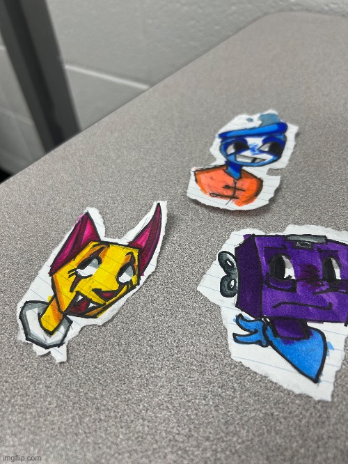 I made these at school | image tagged in wawa | made w/ Imgflip meme maker