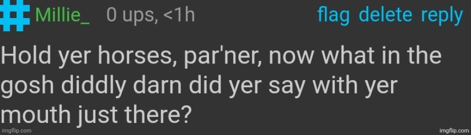 Hold your horses | image tagged in hold your horses | made w/ Imgflip meme maker