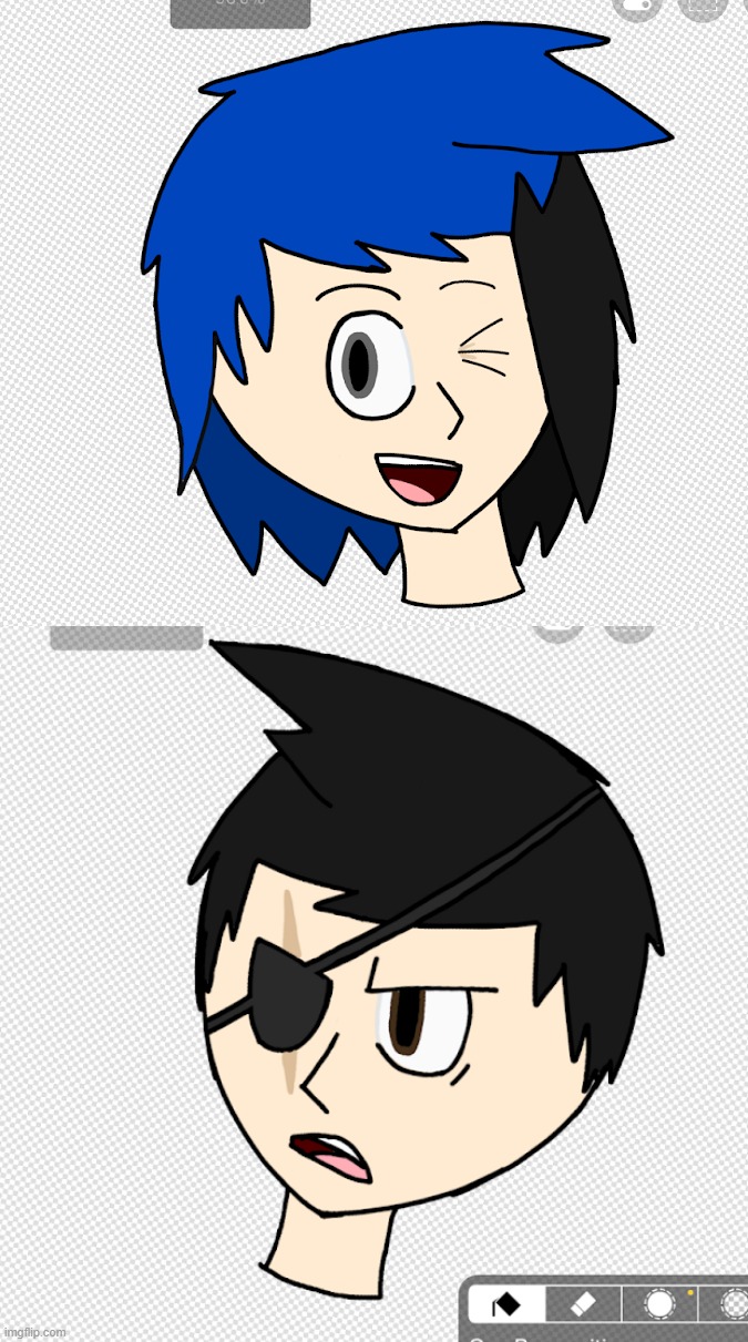 Ok, I'm actually trying to change up how I draw my OC's eyes | made w/ Imgflip meme maker