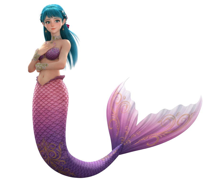 Mermaid Blanca Blank Meme Template