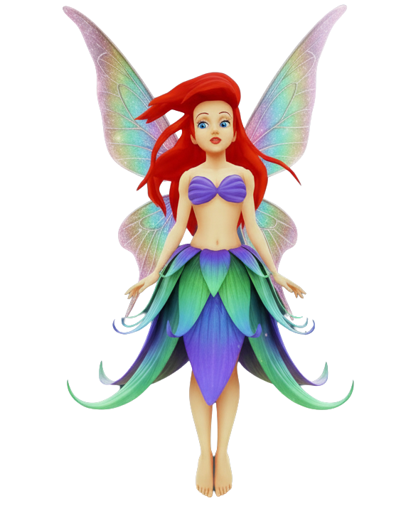 Fairy Ariel Blank Meme Template