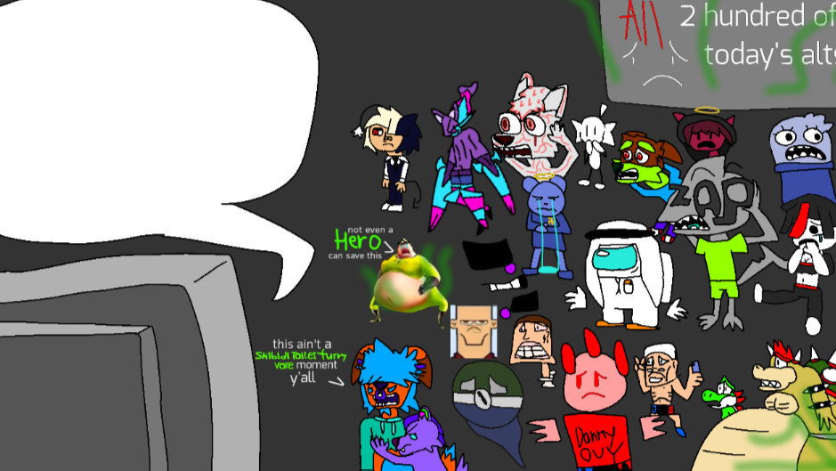 High Quality MSmg bad news Blank Meme Template