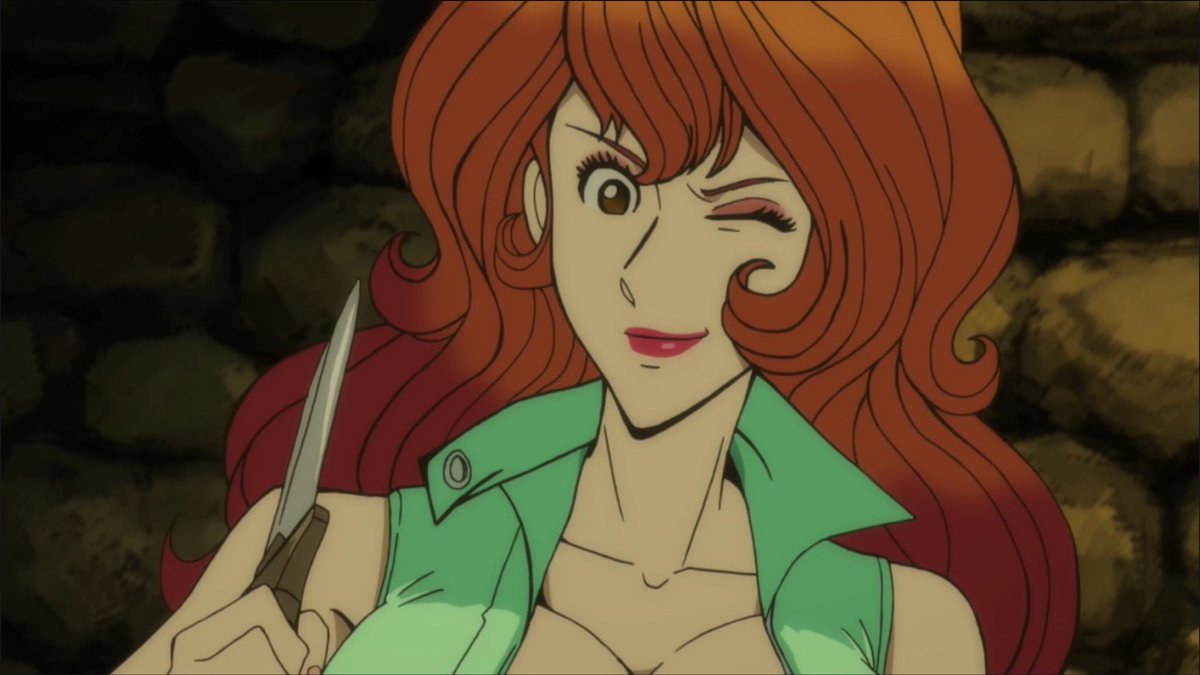 Fujiko wink Blank Meme Template