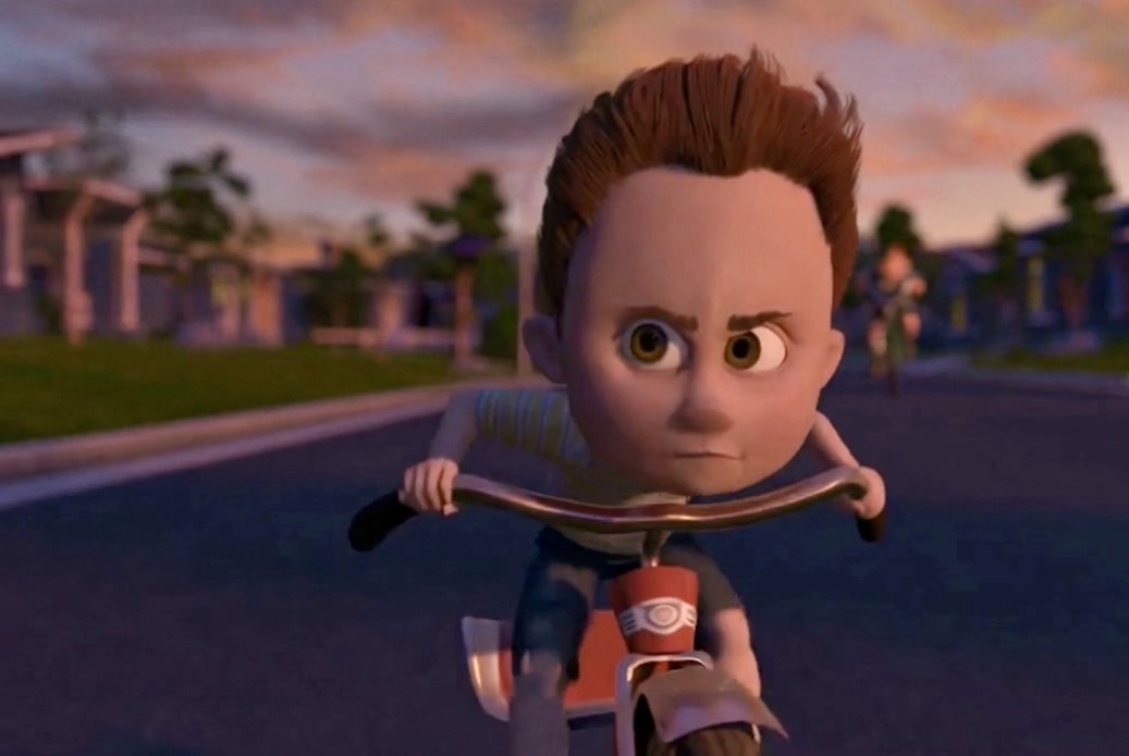 Bike Kid Race Blank Meme Template