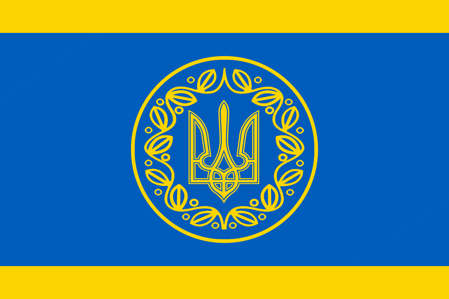 Ukraine flag Blank Meme Template