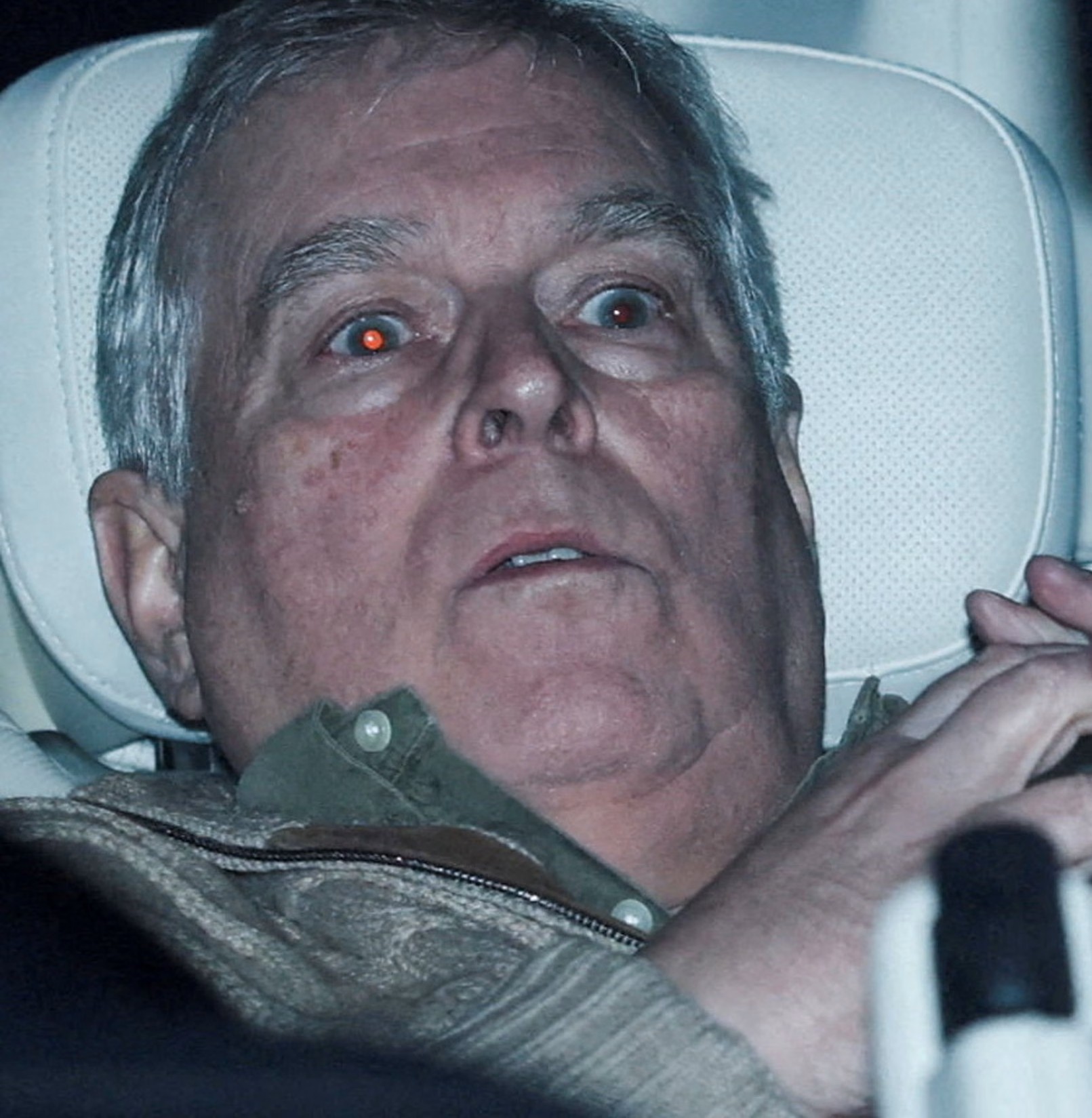 Prince Andrew aghast Blank Meme Template