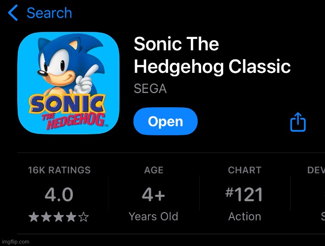 Btw SEGA is delisting Sonic 1 & 2 from mobile so grab it while you can. | made w/ Imgflip meme maker