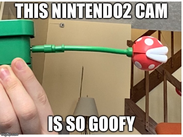 Nintendo, fix your cams. | THIS NINTENDO2 CAM; IS SO GOOFY | image tagged in fun,nintendo switch 2 | made w/ Imgflip meme maker