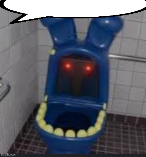 Withered Bonnie toilet | image tagged in withered bonnie toilet | made w/ Imgflip meme maker
