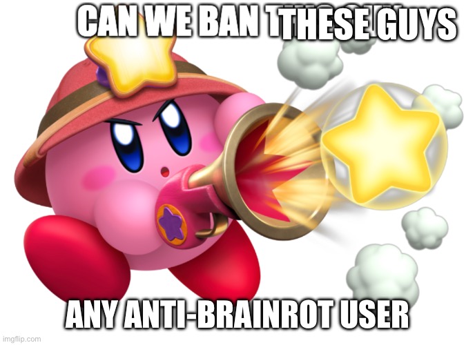 Can we ban this guy | THESE GUYS; ANY ANTI-BRAINROT USER | image tagged in can we ban this guy | made w/ Imgflip meme maker