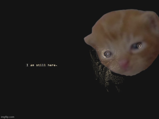 i am still here | image tagged in i am still here | made w/ Imgflip meme maker