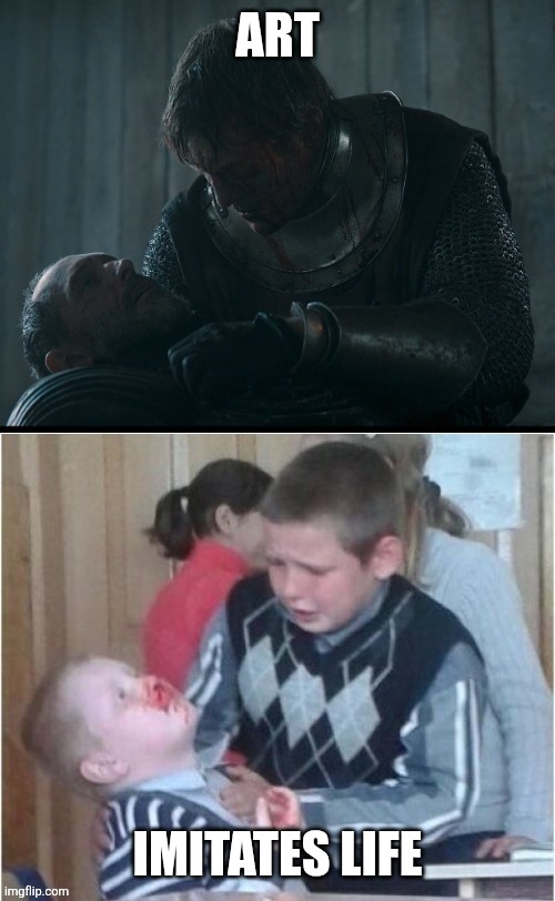 Trial of seven | ART; IMITATES LIFE | image tagged in baelor breakspear | made w/ Imgflip meme maker