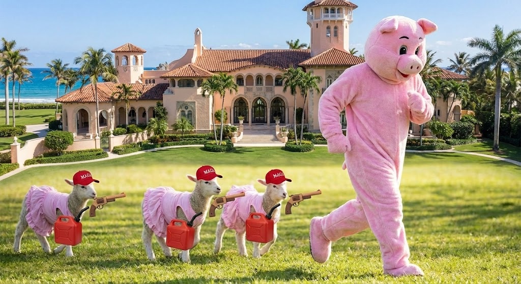 High Quality PIGGY HUNT'N Blank Meme Template