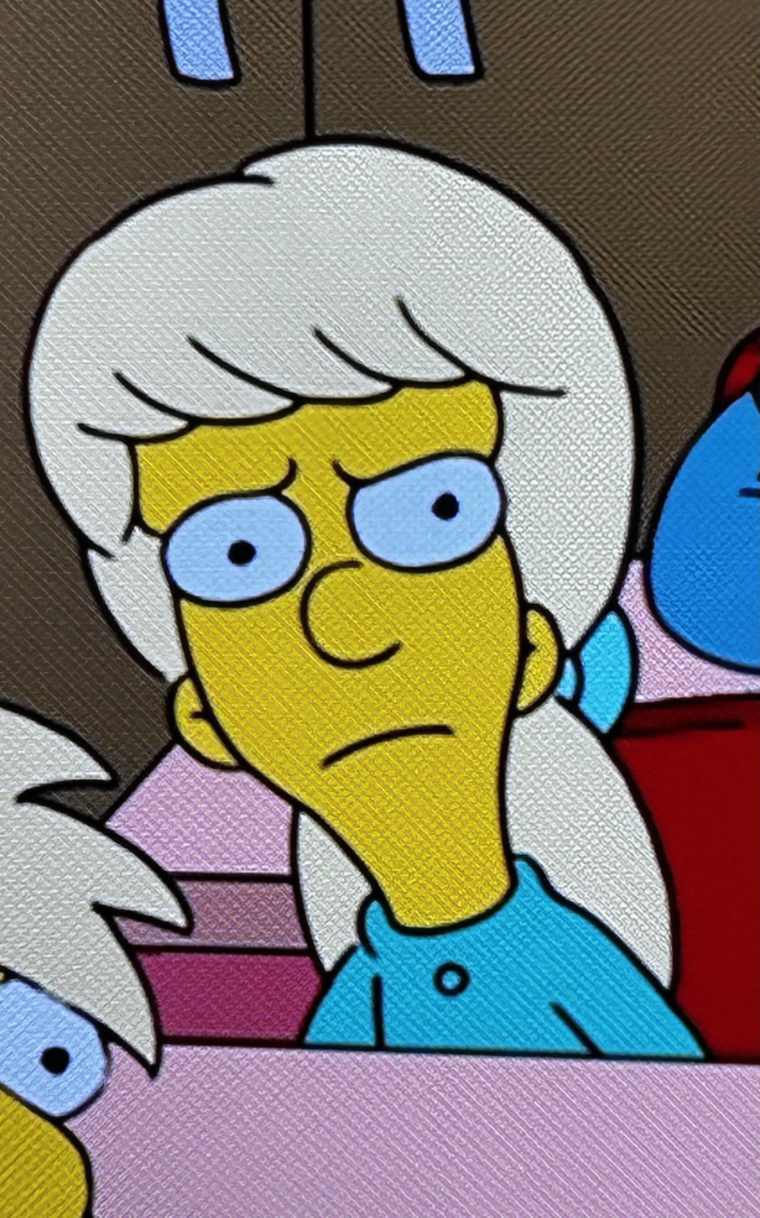 Simpson Glare Blank Meme Template