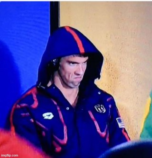 Michael Phelps Death Stare Meme | image tagged in memes,michael phelps death stare | made w/ Imgflip meme maker