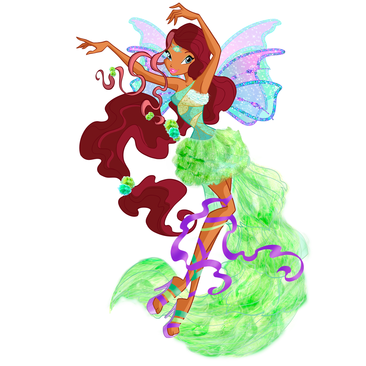 winx club aisha 5 season harmonix Blank Meme Template