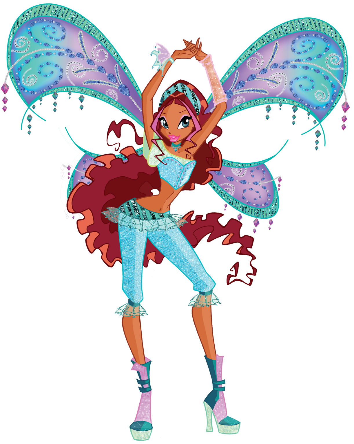 Winx club believix aisha 4 season Blank Meme Template