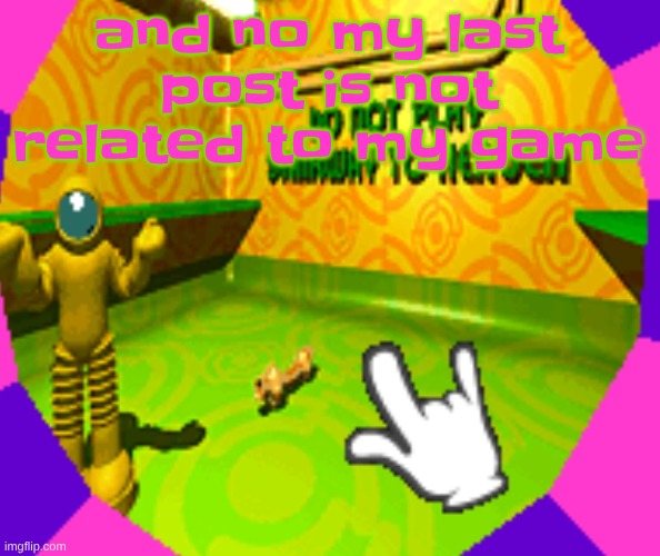 No stairway? Denied! | and no my last post is not related to my game | image tagged in no stairway denied | made w/ Imgflip meme maker