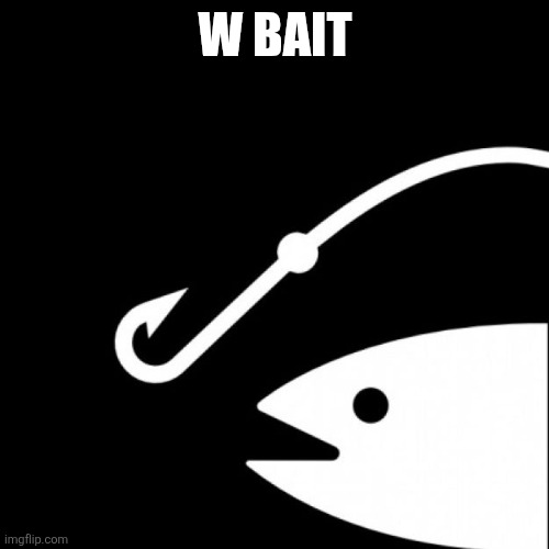 W BAIT | image tagged in this is bait template | made w/ Imgflip meme maker
