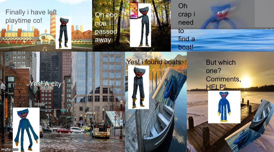 help huggy unclog this flood | image tagged in poppy playtime | made w/ Imgflip meme maker