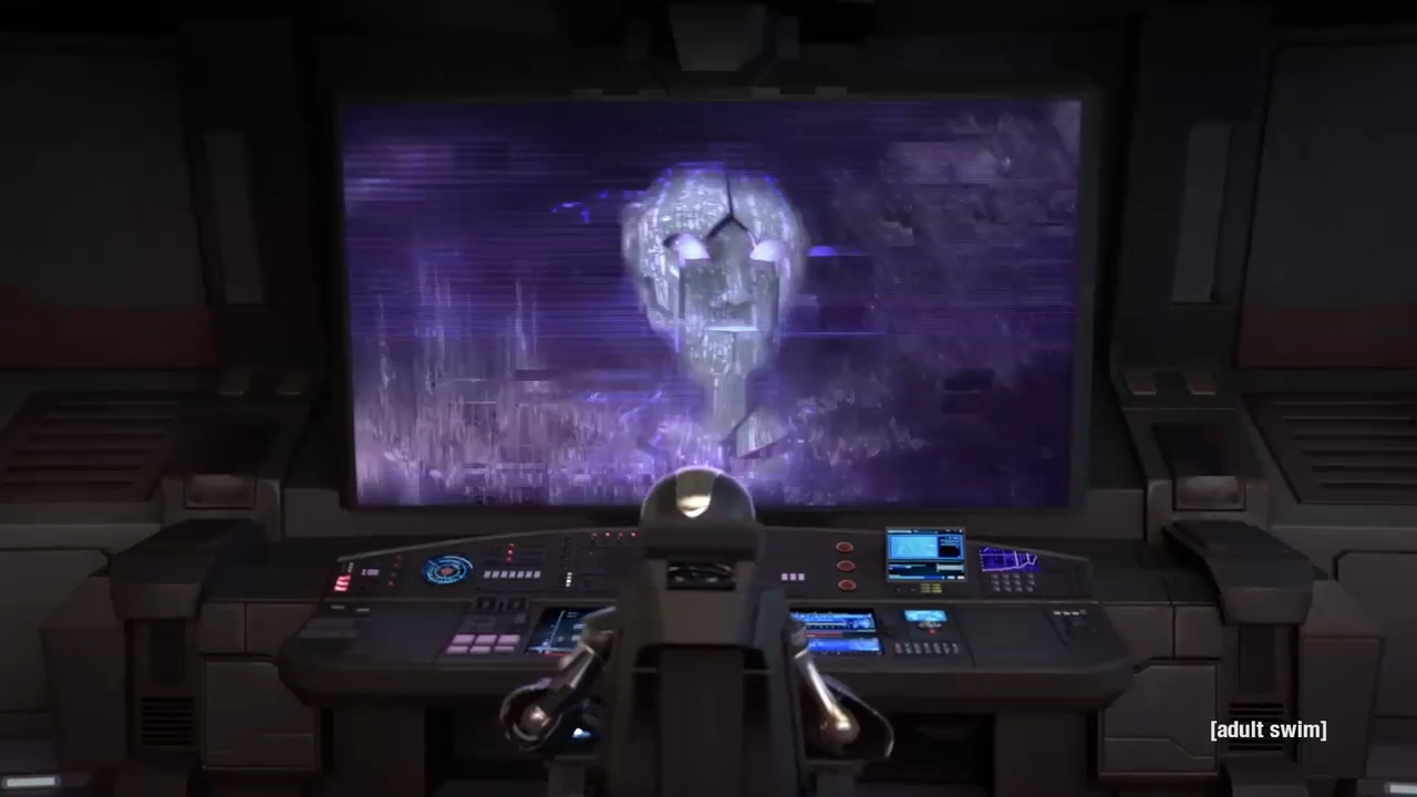 High Quality Robot Watching V2 Blank Meme Template