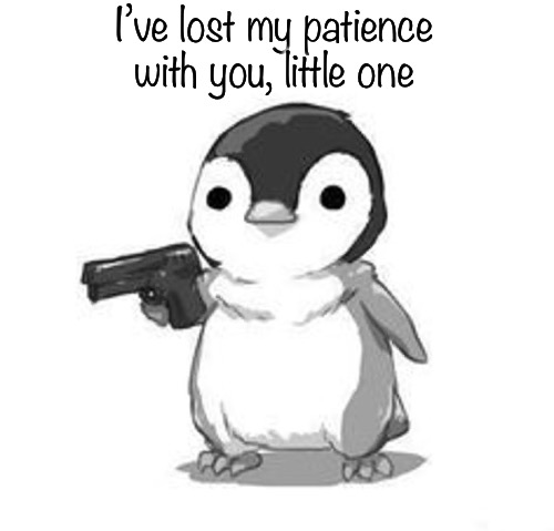 I’ve lost my patience with you little one Blank Meme Template