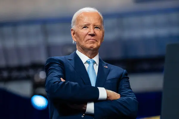 Joe Biden with closed arms Blank Meme Template