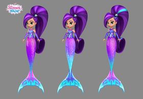 mermaid zeta t-pose Blank Meme Template