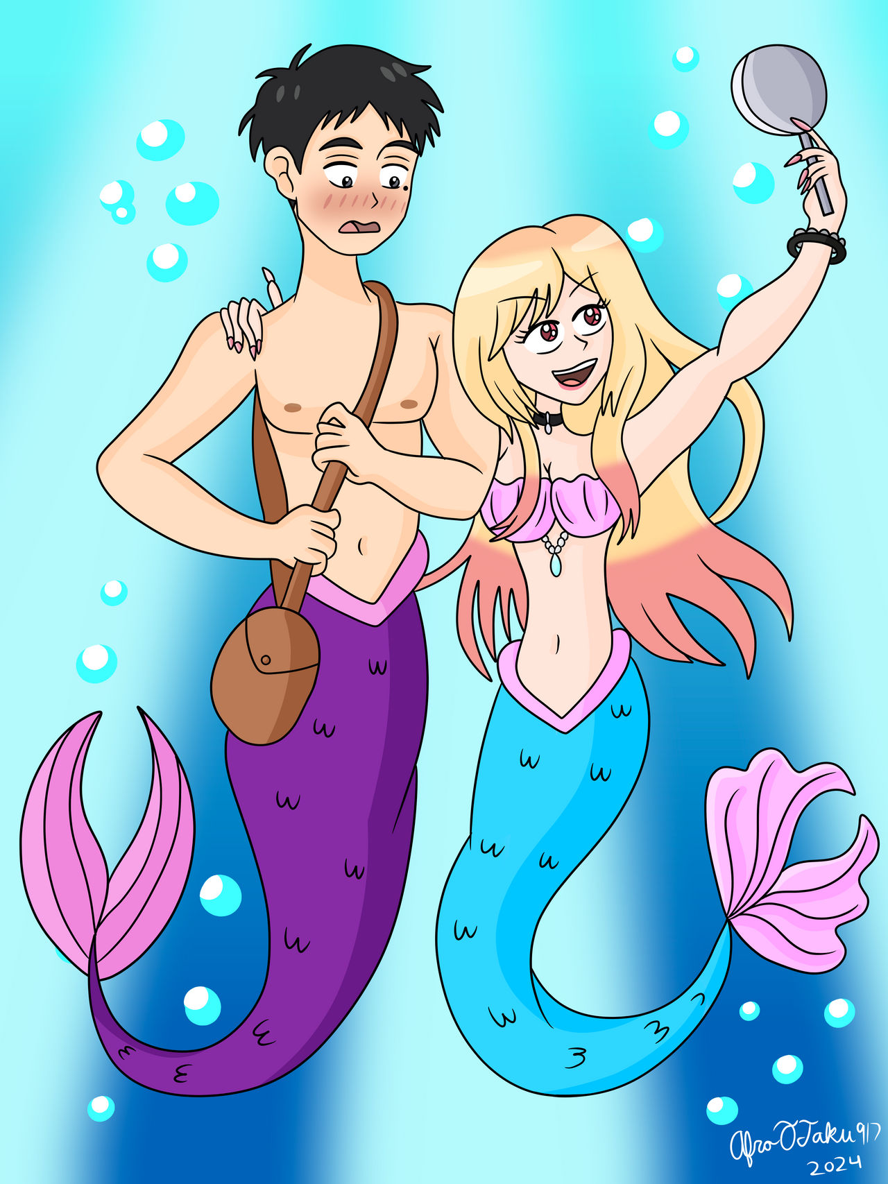 My Mermaid darling Blank Meme Template