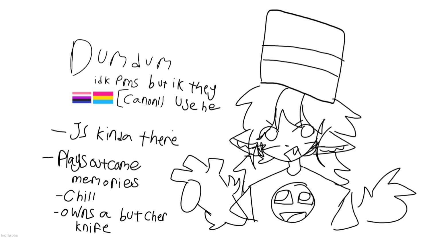 dumdum wanted me to draw them in the caputung x mustardmemez story. who else wants in. | made w/ Imgflip meme maker