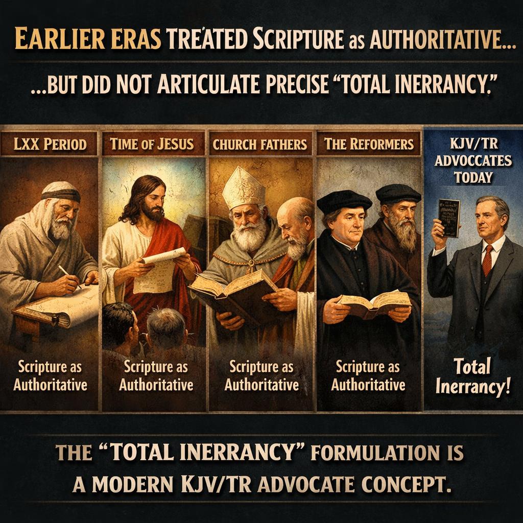 [#1] WHILE earlier eras (LXX period, Jesus, Church Fathers, Refo Blank Meme Template