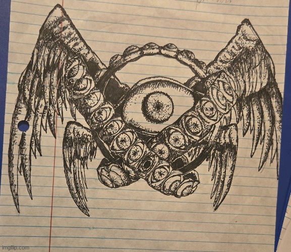 got bored so I drew an angel in ELA. did I do good? | made w/ Imgflip meme maker