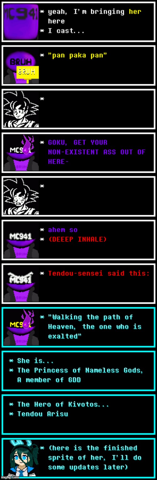 Bum Bum Bum! Tendou Arisu has joined the party! | image tagged in tendou arisu,blue archive,understream | made w/ Imgflip meme maker