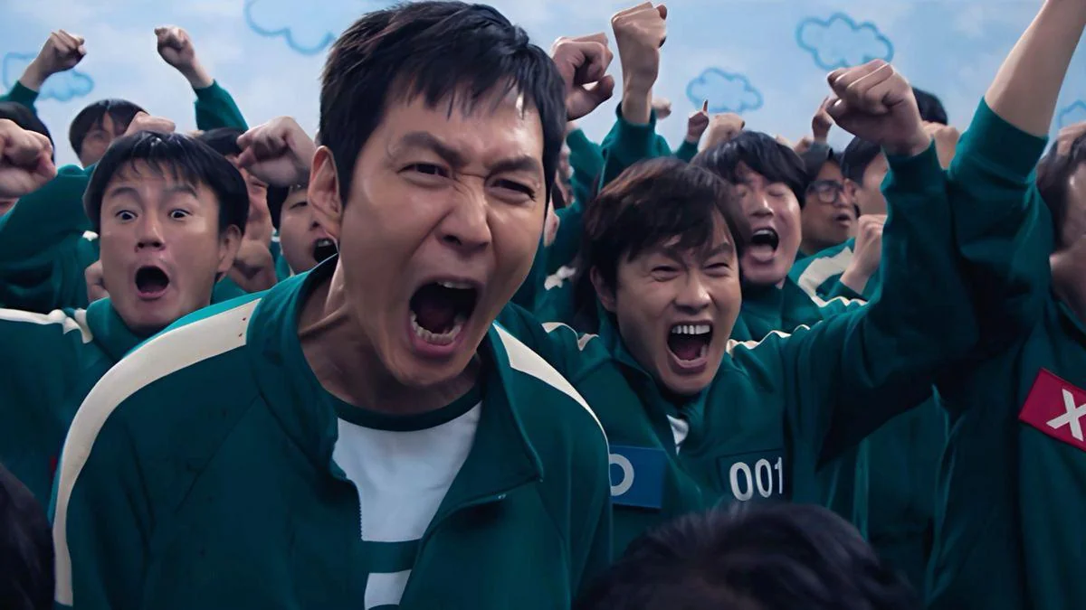 Squid Game Screaming Blank Meme Template