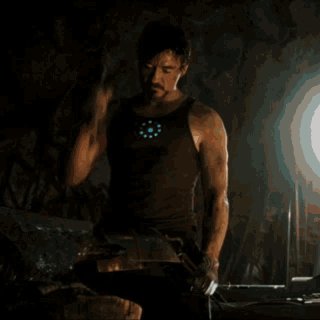 tony stark anvil Blank Meme Template