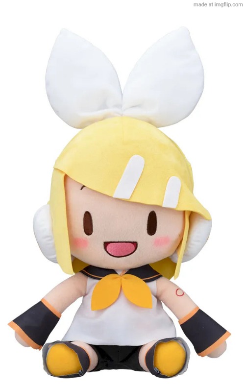 Rin Fuwapuchi Plush | image tagged in rin fuwapuchi plush | made w/ Imgflip meme maker