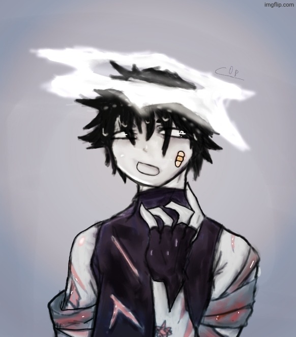 Two time fanart. Took much longer than I thought it would | made w/ Imgflip meme maker