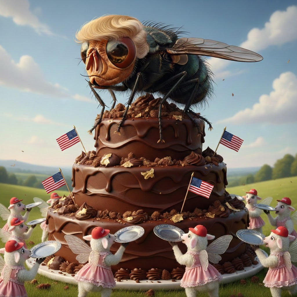 Trump's cake Blank Meme Template