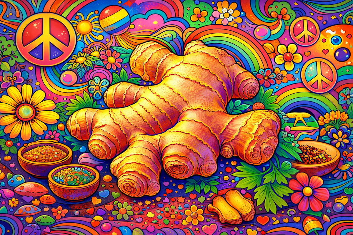 Hippie ginger Blank Meme Template