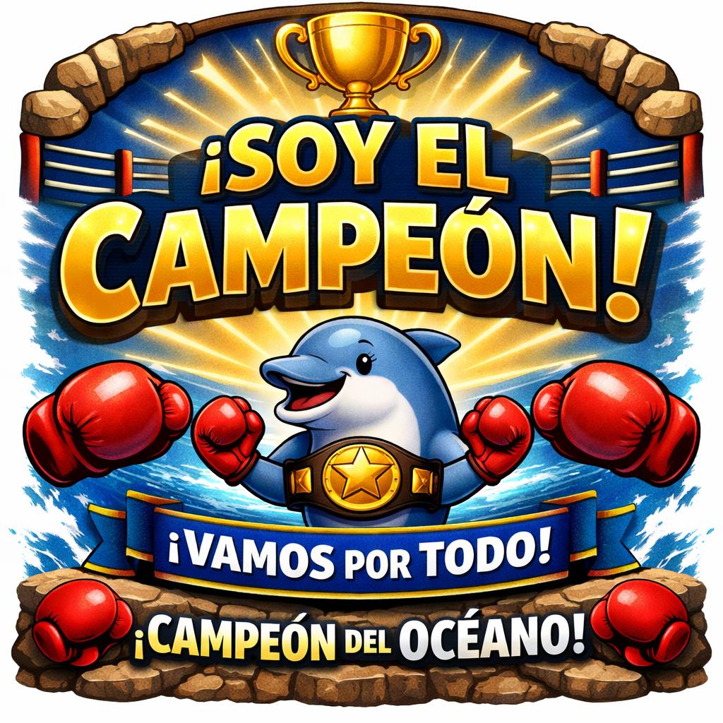 .---.       /  _  \     ?  "¡SOY EL CAMPEÓN!"      (  ( )  )   ? Blank Meme Template